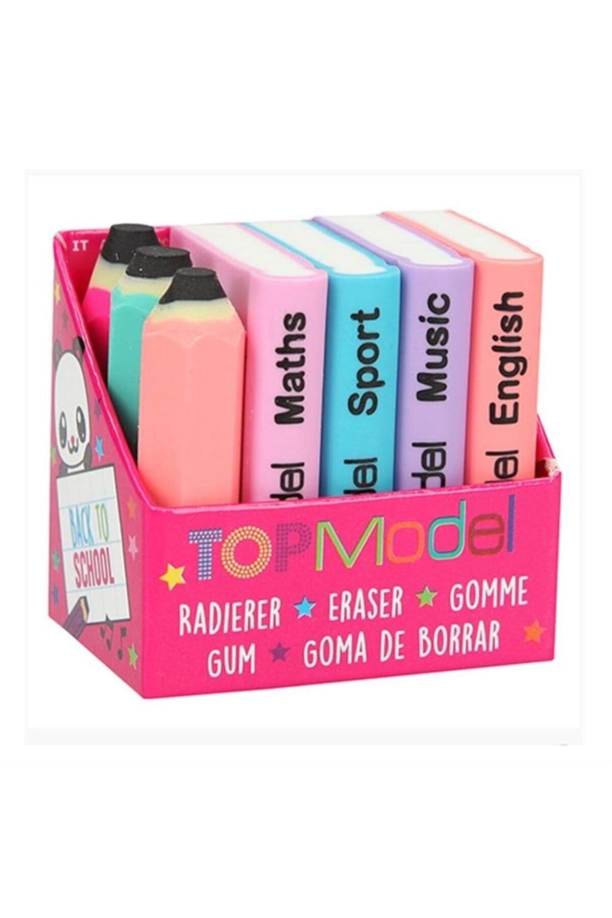 Top Model Silgi Seti Mini Kitap