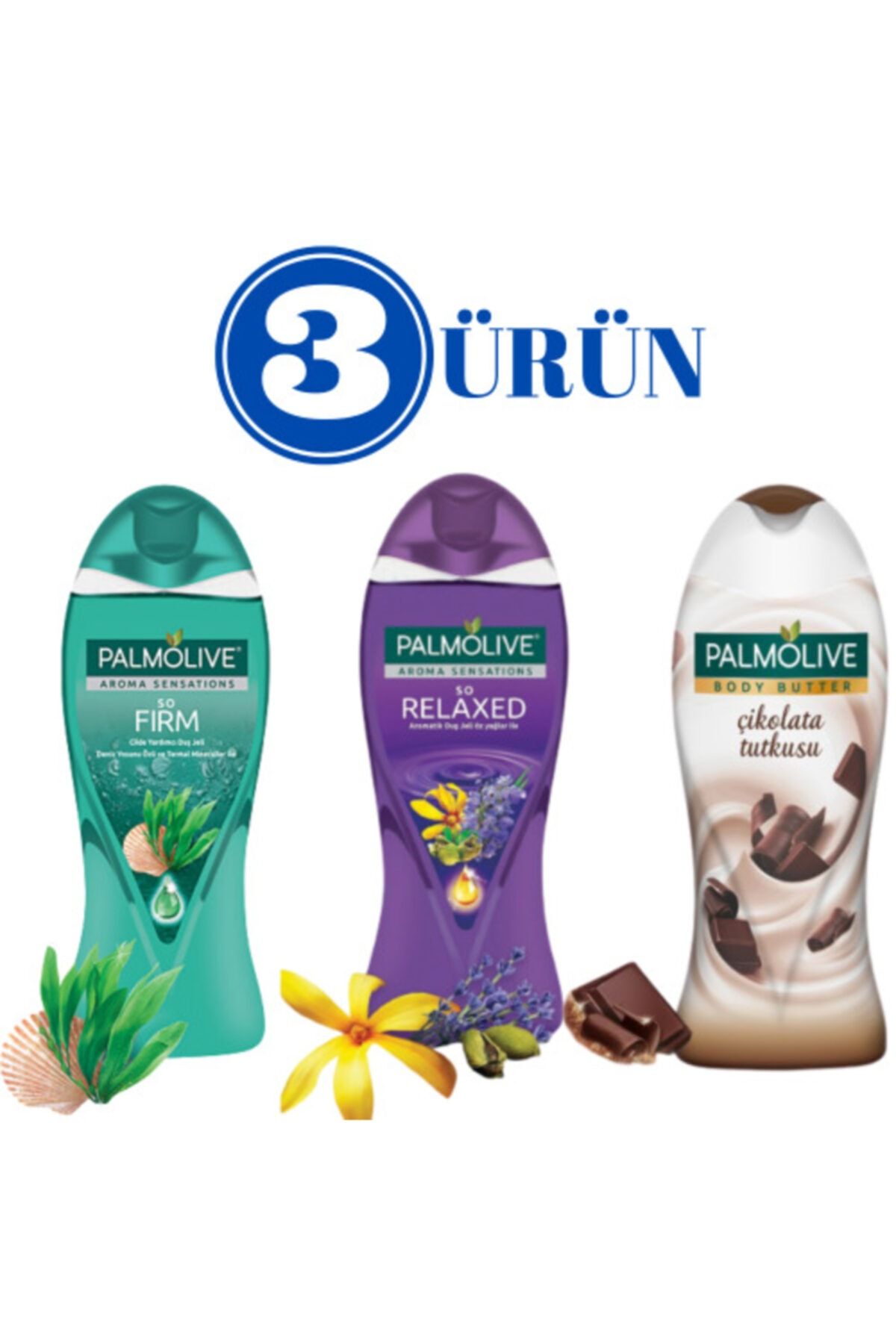 Palmolive Duş Jeli 500 Ml - So Relaxed / So Firm / Çikolata Tutkusu