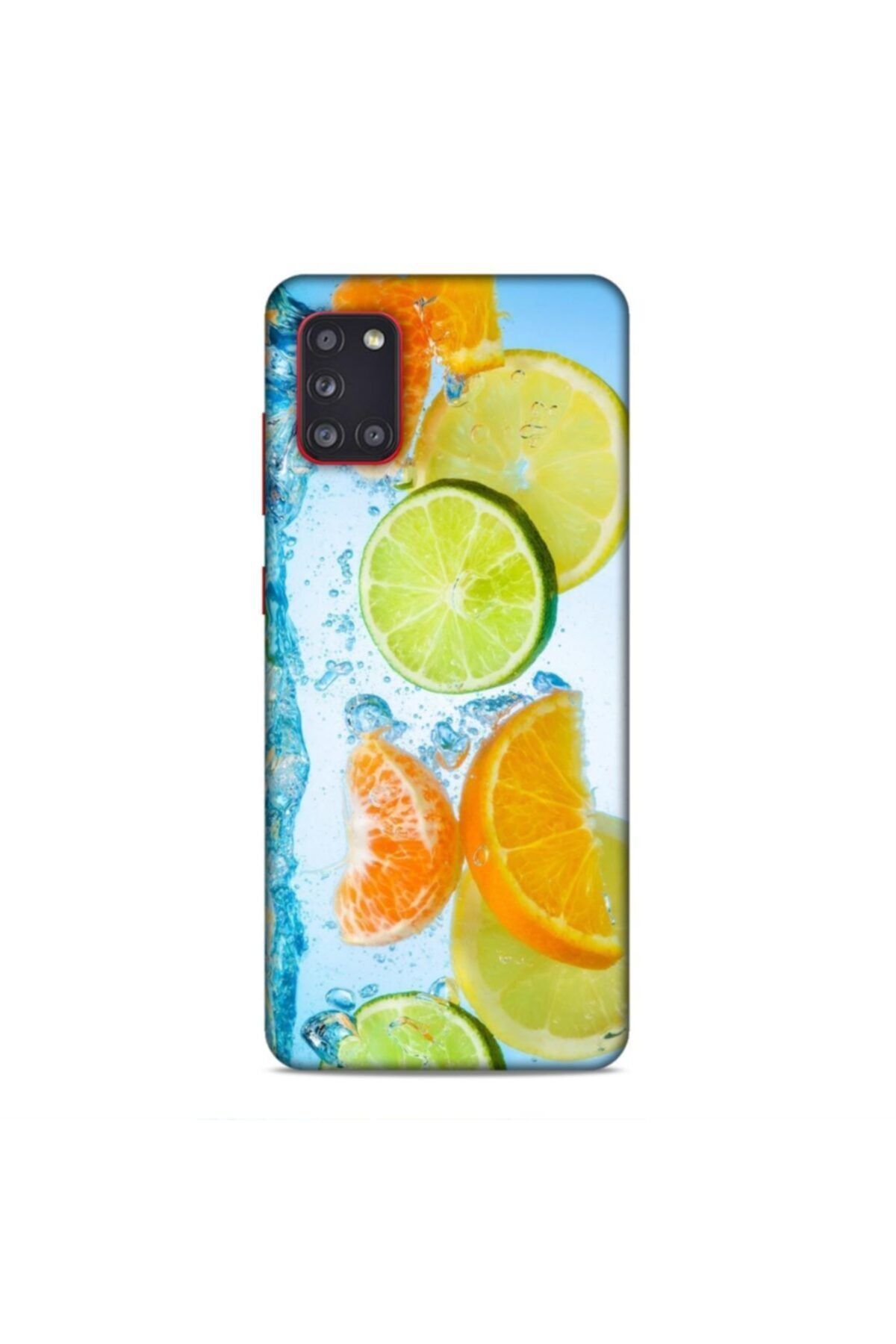 Pickcase Samsung Galaxy A31 Kılıf Desenli Arka Kapak Limonlar