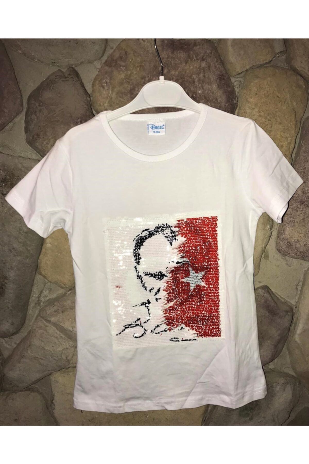 Elif Bebe Atatürk ve Bayrak Tshirt