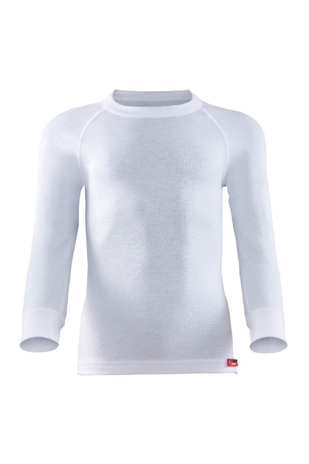 Blackspade Unisex Çocuk Beyaz Termal Uzun Kol T-shirt 9265