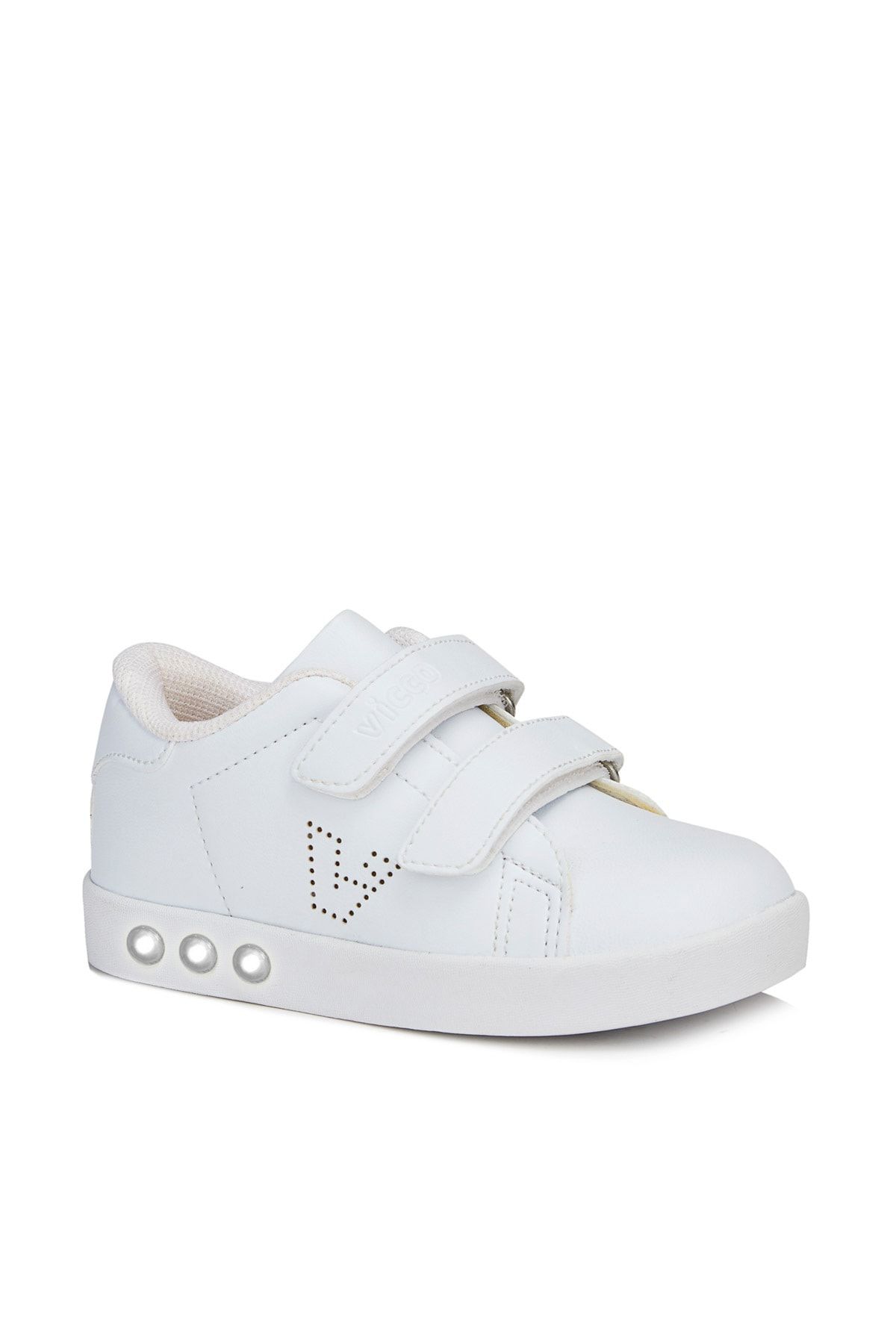 Vicco Oyo Işıklı Unisex Ilk Adım Beyaz Sneaker