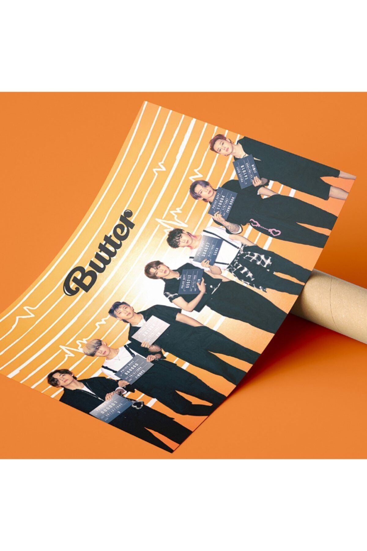 Kpop Dünyasi Bts Butter Official Poster - Cream Versiyon