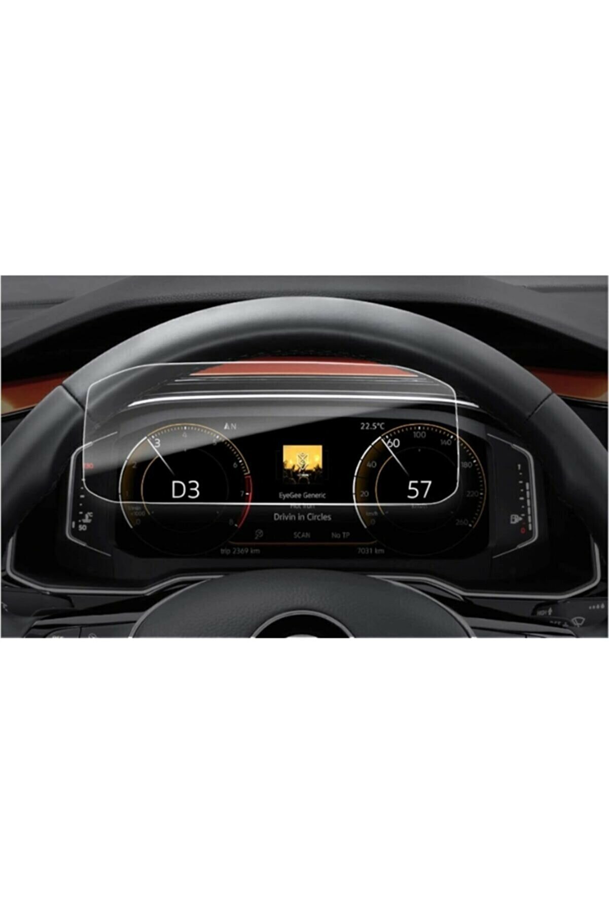 ael-tech Volkswagen Passat Dijital Gösterge Panel 9h Ekran Koruyucu