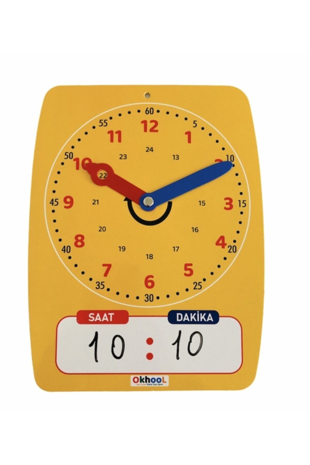 Okhool Saat Öğrenme Materyali Yaz Sil - Mıknatıslı