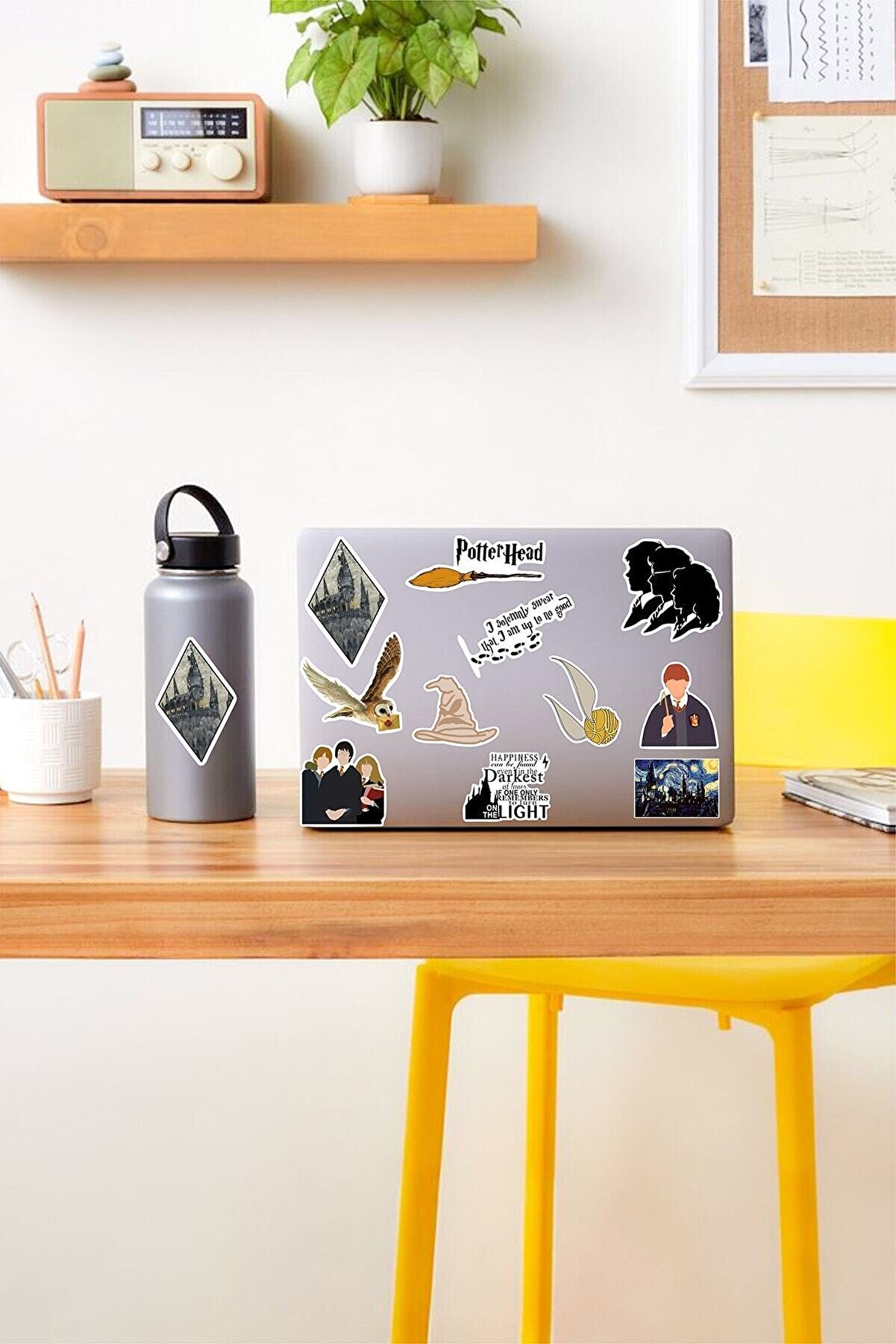 AR Sticker Harry Potter Temalı Laptop Notebook Tablet Sticker Set