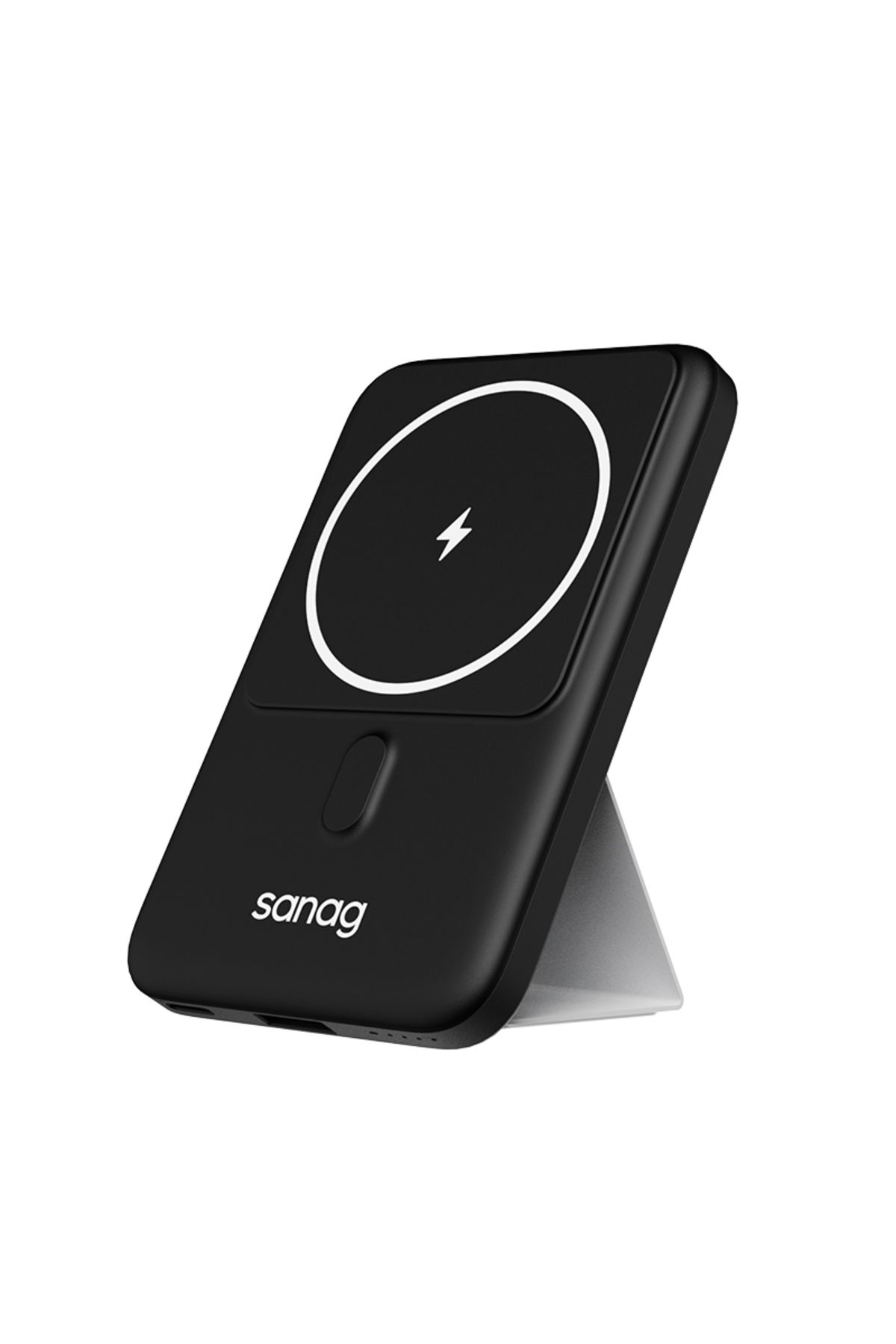 RTG Sanag C06 Magsafe Powerbank 10000mah Standlı Hızlı Taşınabilir Type-C ve USB Çıkışlı Batarya