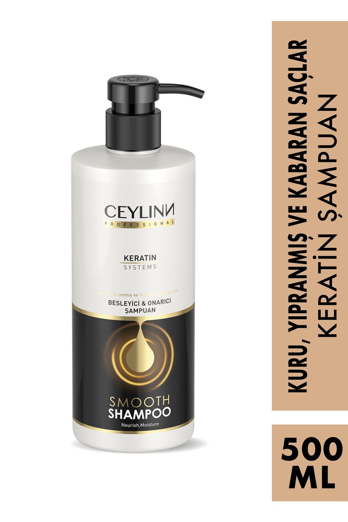 Ceylinn Keratin Smooth Şampuan 500 ml Keratinli Şampuan