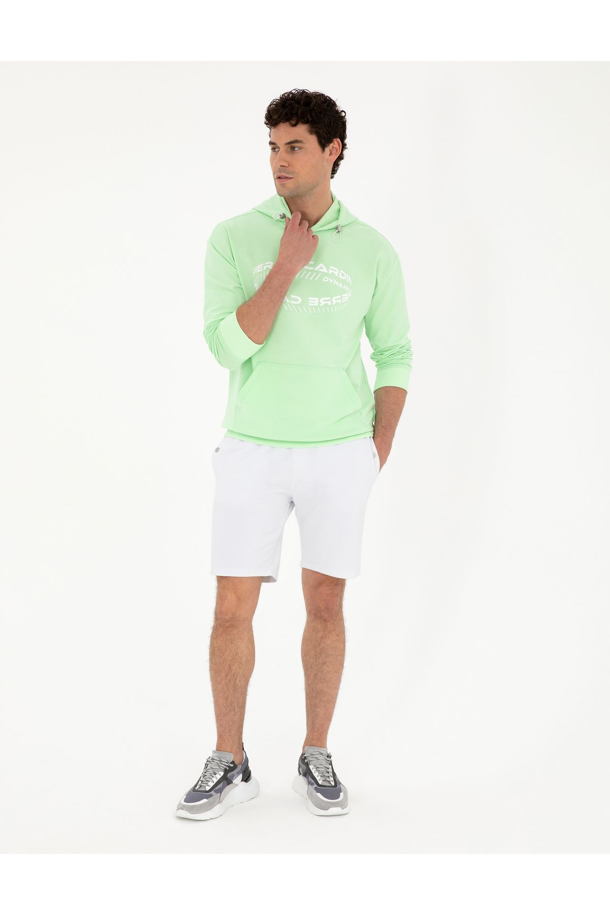 Pierre Cardin Beyaz Regular Fit Örme Şort 50284172-VR013