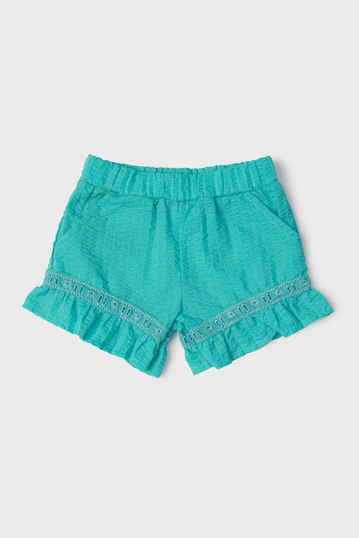 Layette BG Store Kız Bebek Mavi Şort