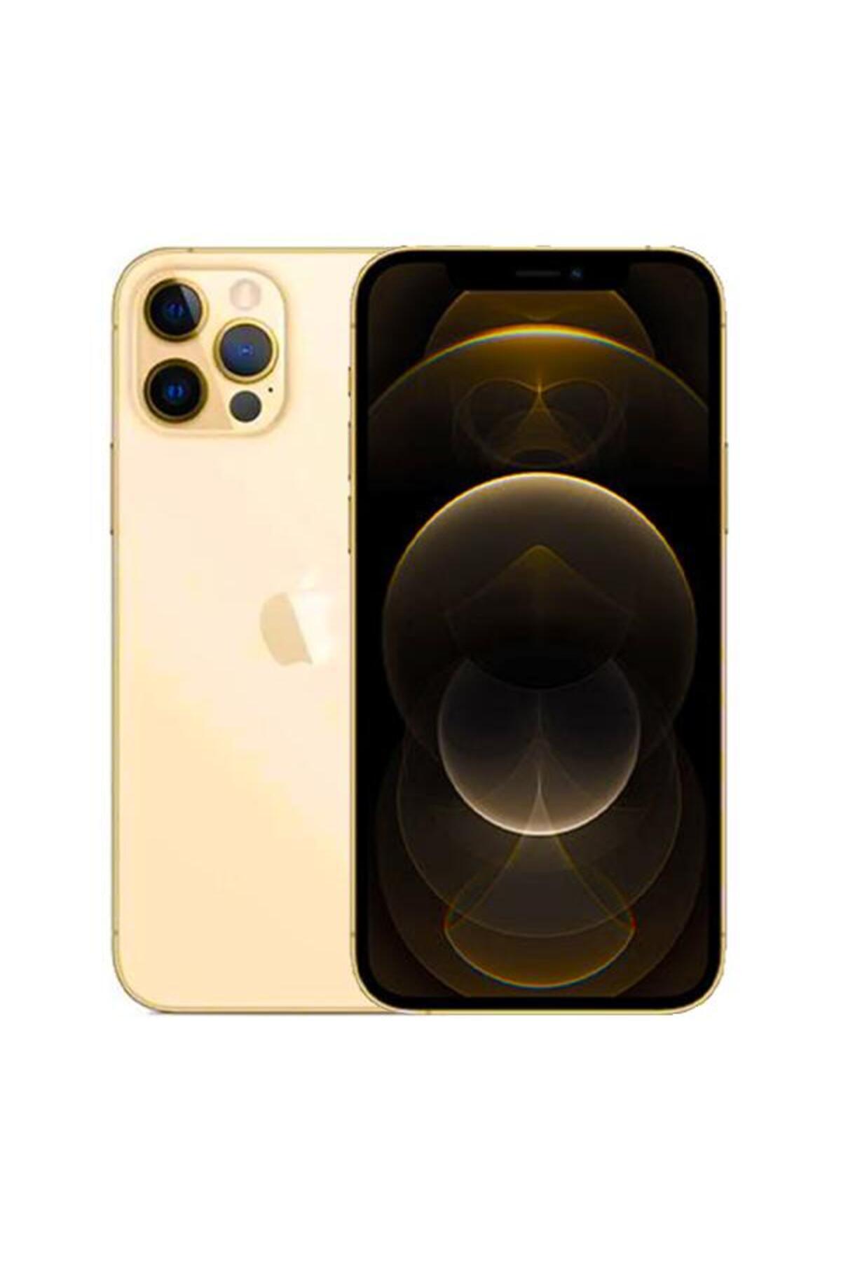 İphone 12 Pro Max Gold 256gb Yenilenmiş B Kalite (12 AY GARANTİLİ)