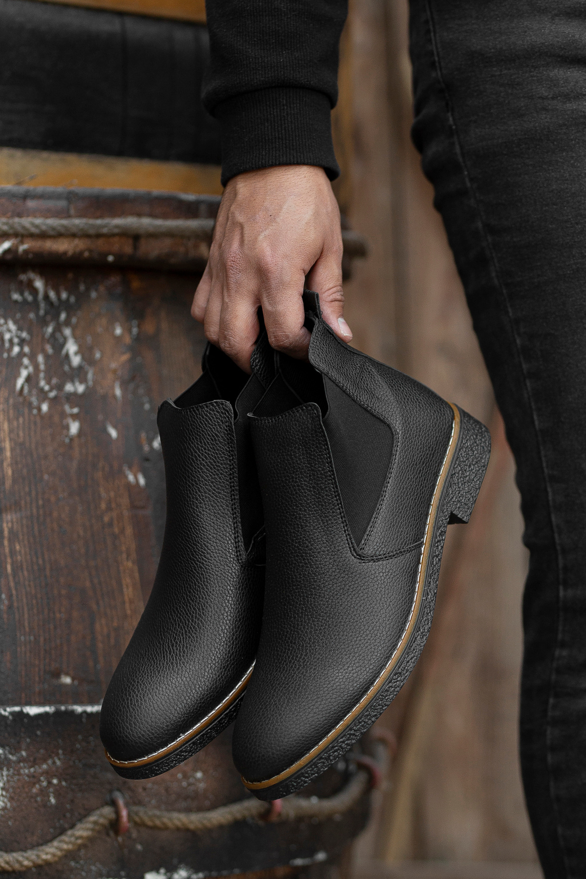 zege shoes Erkek Kışlık Chelsea Bot | Sıcak ve Stil