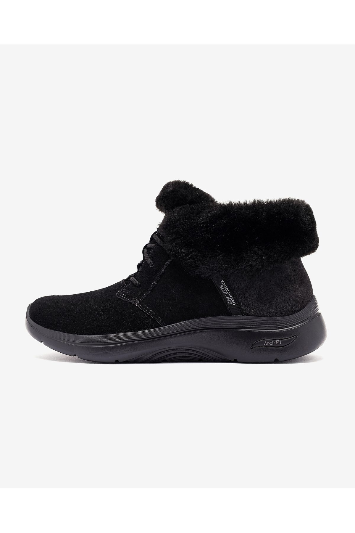 Skechers Go Walk Arch Fit 2.0 Boot - Cozy Rereat Kadın Siyah Kar Botu 144570 Bbk