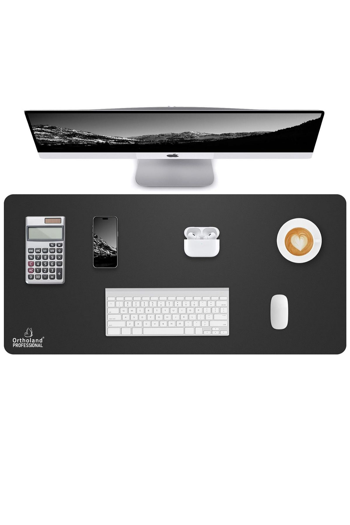 Ortholand Xtreme XL 90x40 Professionel Dikişsiz Büyük Boy Mouse Pad Gaming, Ofis, Oyuncu Mouse Pad, Siyah