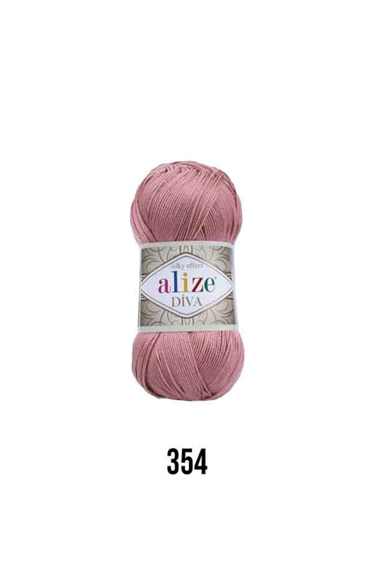 Alize Diva Merserize Ip Yazlık Bikini Bustiyer Bluz Örgü Ipi 354 Gül-rodonit Taşı Crop Örgü Elbise