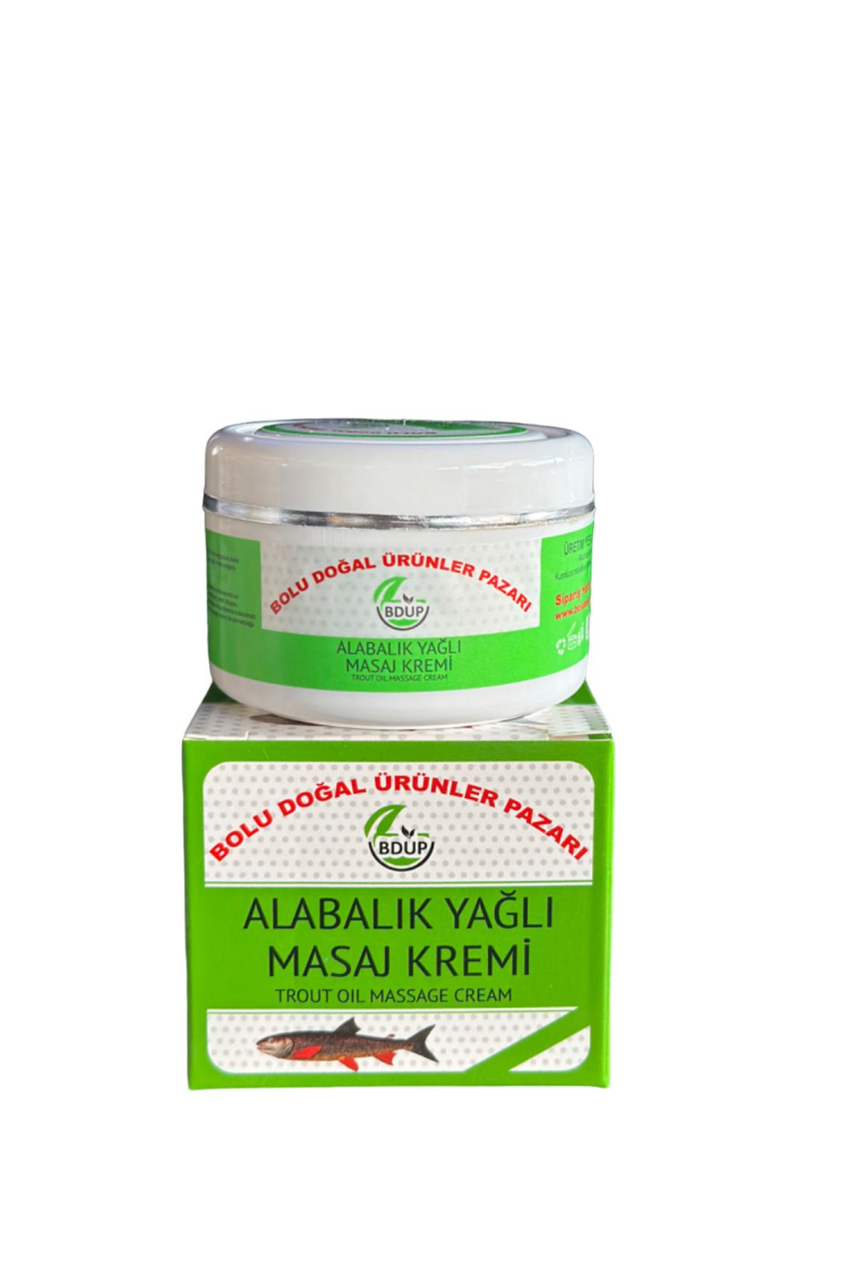 BDUP Bolu Doğal Ürünler Pazarı Alabalık Yağı Masaj Kremi 100 ml