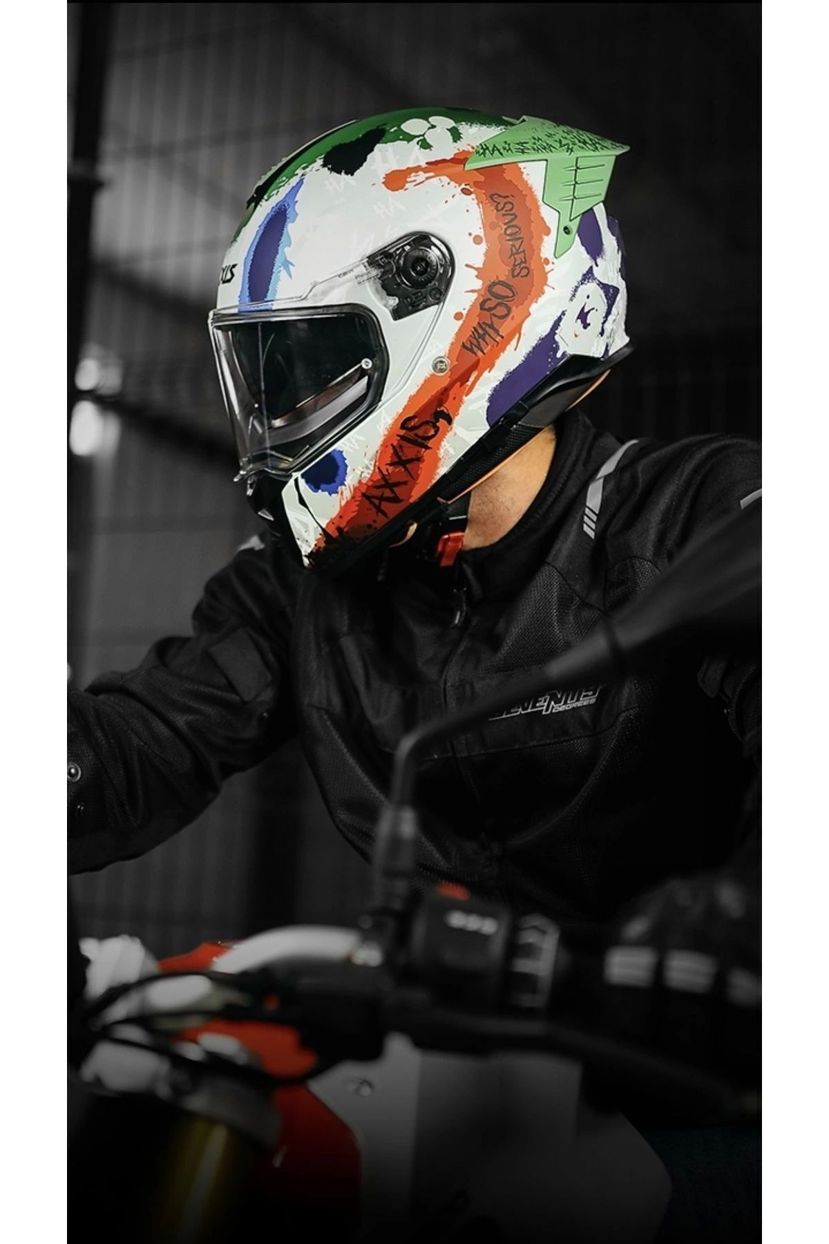 Axxis Hawk Sv Evo Sıck Joke A2 Mat Gray