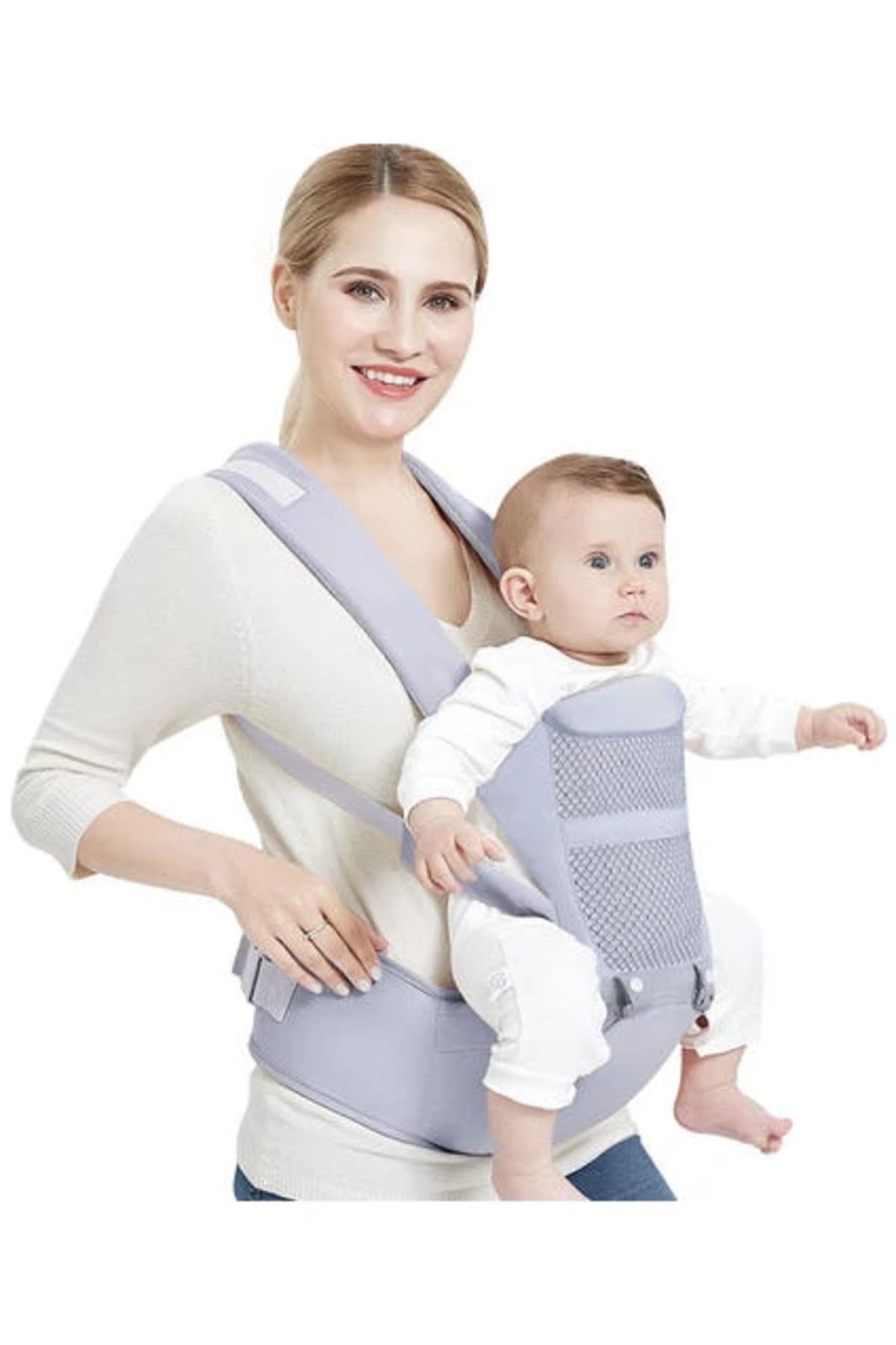 Obay Xhang 0 48 Ay Ergonomik Bebek Taşıyıcı - Gri