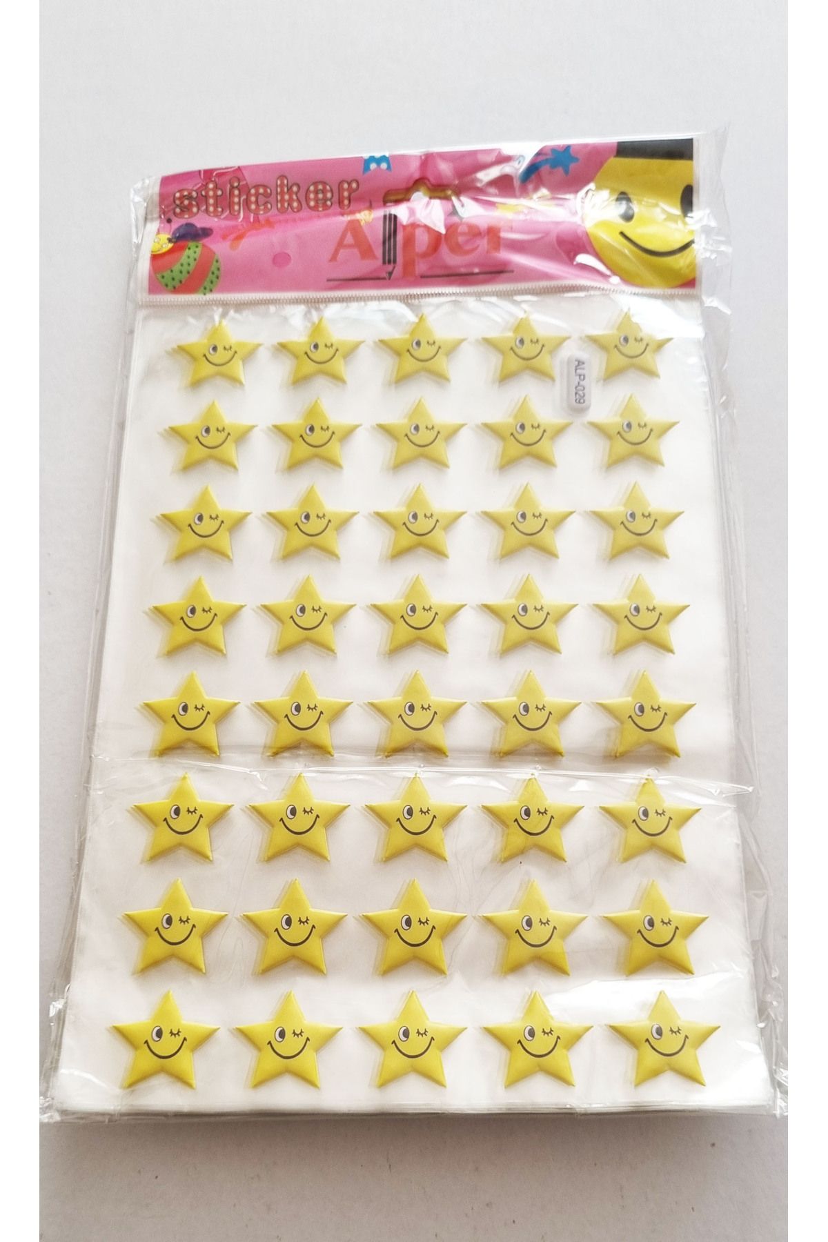 Modellino Kabartma Sticker Etiketler 30x17cm Emoji Kalp Hayvanlar Bayrak Meyveler Smiley Kuşlar Kelebekler