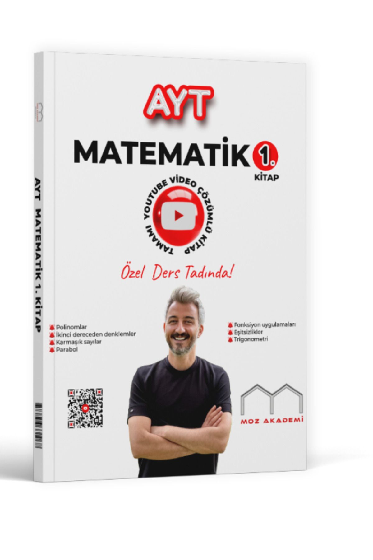 Alan Yayınları Moz Akademi  Mahsum Öztürk ile AYT Matematik 1. Kitap Tamamı Video Çözümlü Soru Bankası