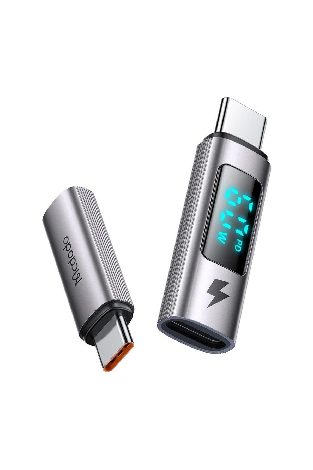 Mcdodo Ot-5990 Lıghtnıng To Type-c 60w 3a Dönüştürücü Adaptör- Gri