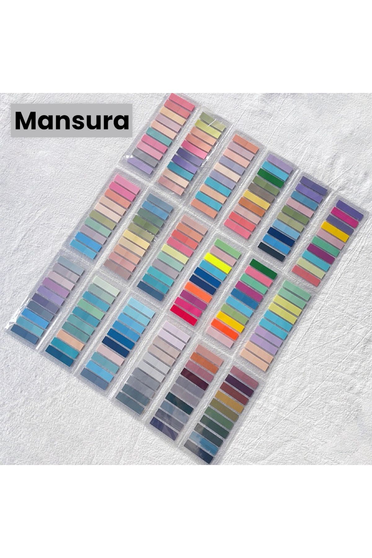 Mansura 1 Adet Pastel Renk Post-it Yapışkanlı Not Kağıdı Index Sticker Indeks