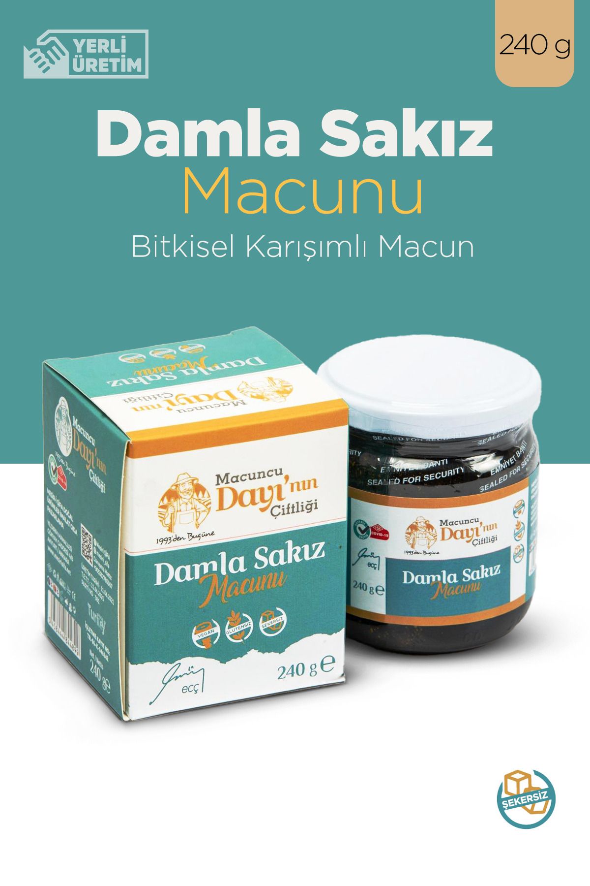 Mesirişifa Damla Sakızı Macunu Bitkisel Karışımlı Damla Sakız Macun 240g