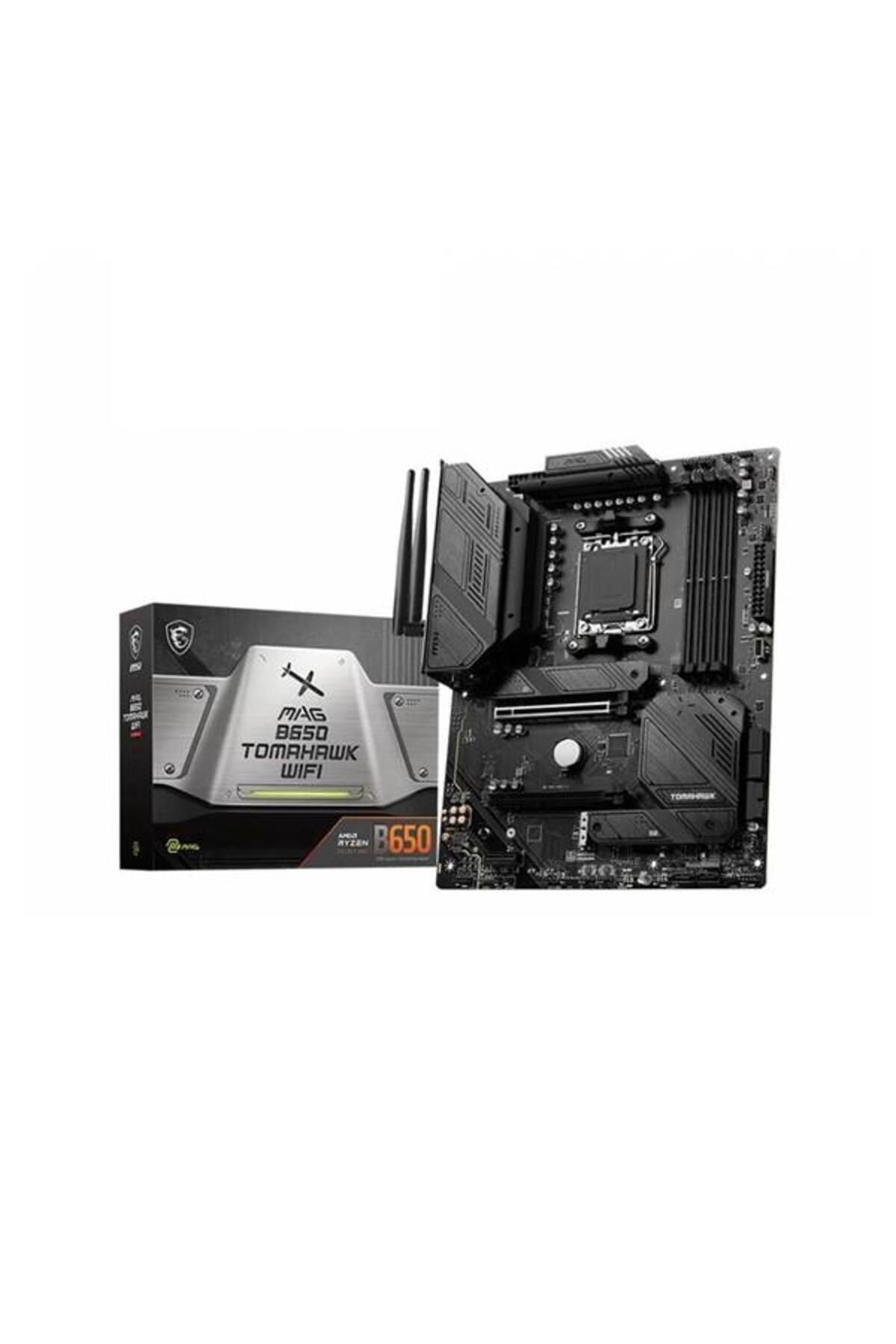 MSI Mag B650 Tomahawk Wıfı Ddr5 Hdmı Dp Pcıe 16x V4.0 Am5 Atx Kutu Açık (OUTLET)
