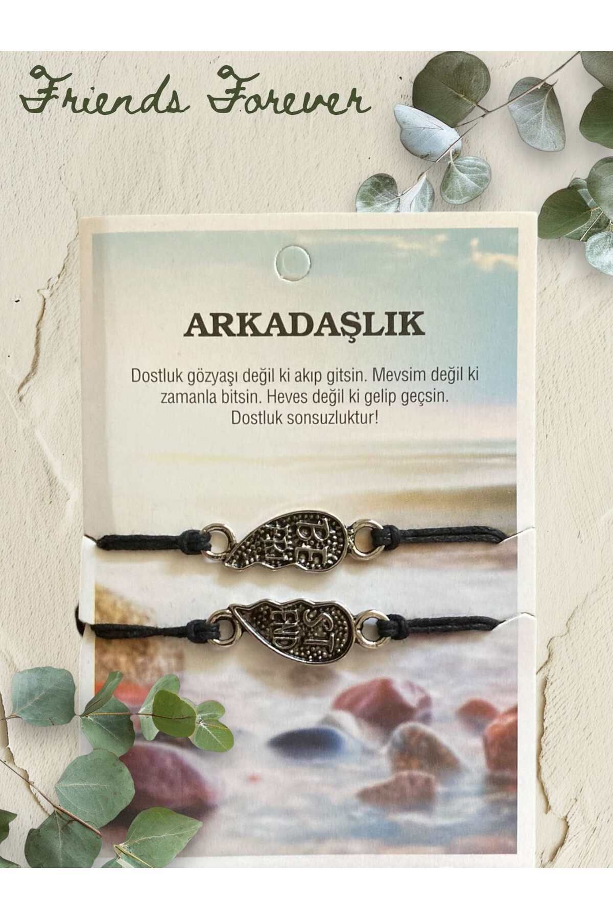 Sarhans Store 2'li Best Friends En İyi Arkadaş Çift Bileklik Hediyelik Bileklik