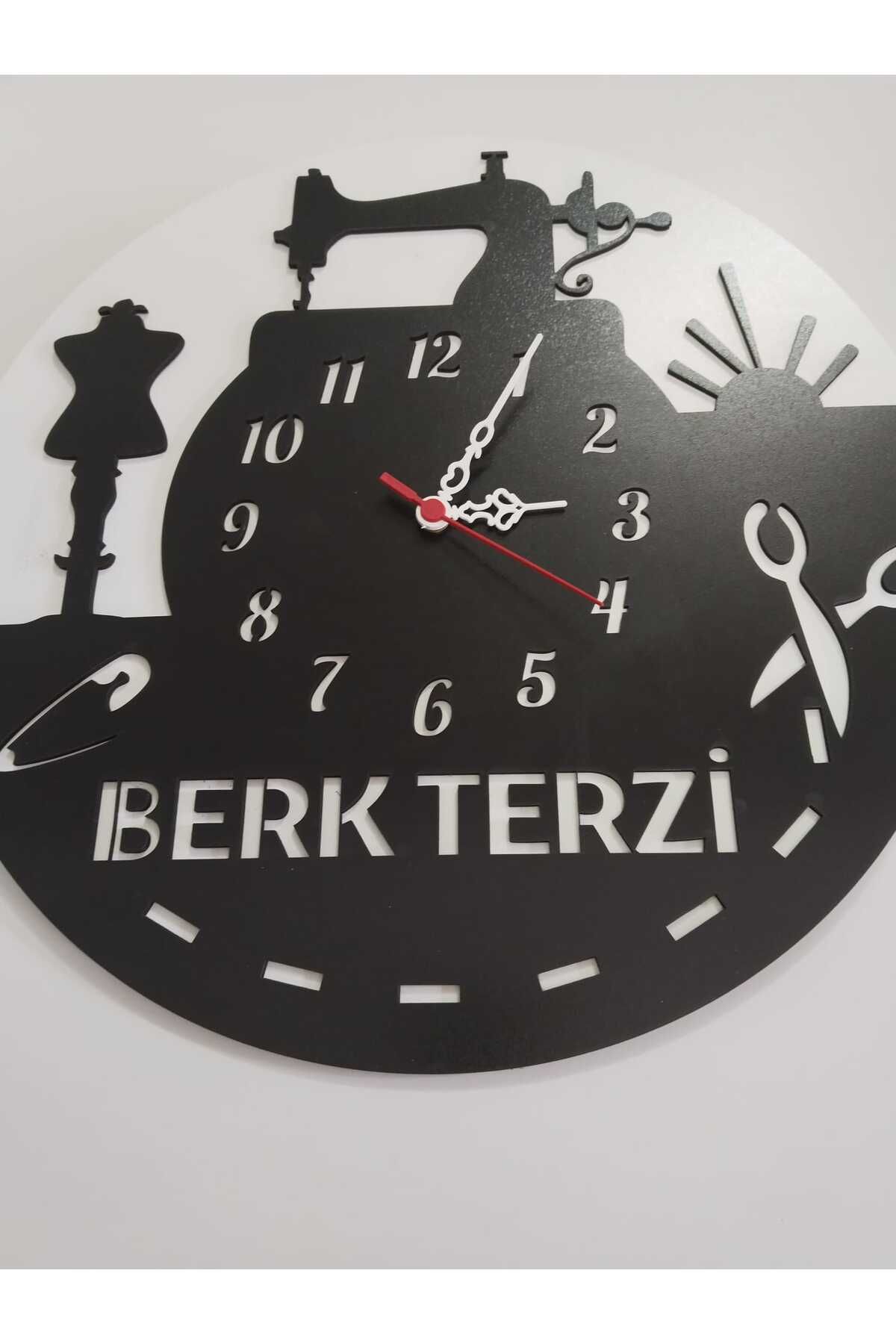 mrchediyesepeti Terzi,Terzi Dükkanı,Terziler için Tasarım saat Kişiye özel isim