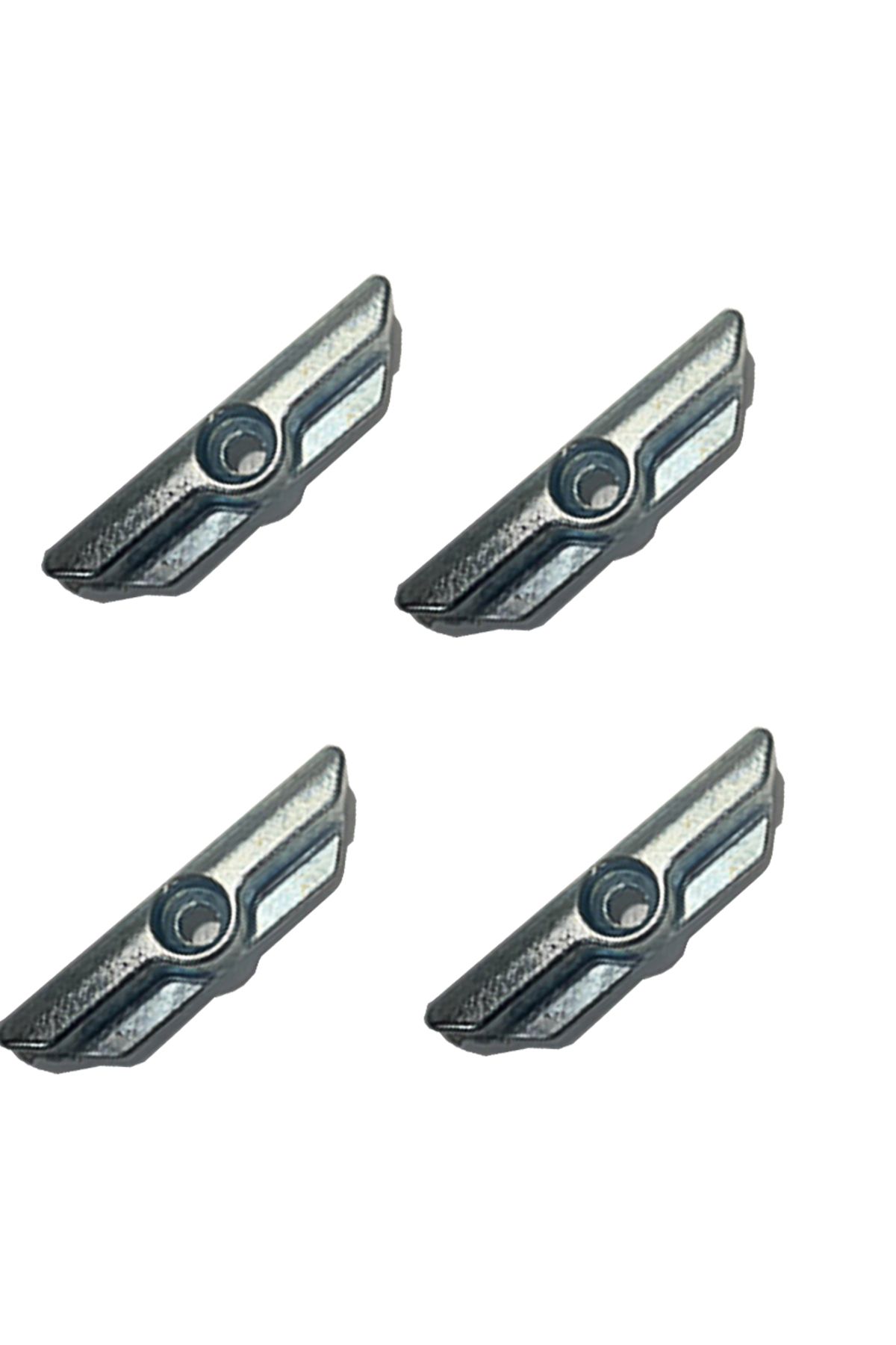 Keneth Tools 4 ADET Pimapen PVC Pencere ve Kapı Kilit İspanyolet Karşılığı (Tek Delikli Standart Model)