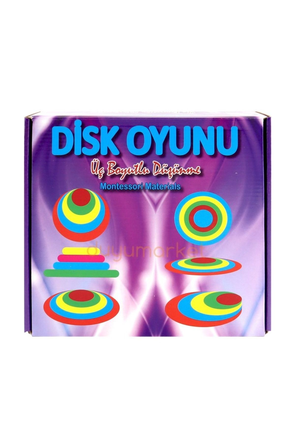DuyuMarket Yuka Disk Oyunu (ÜÇ BOYUTLU DÜŞÜNME OYUNU)