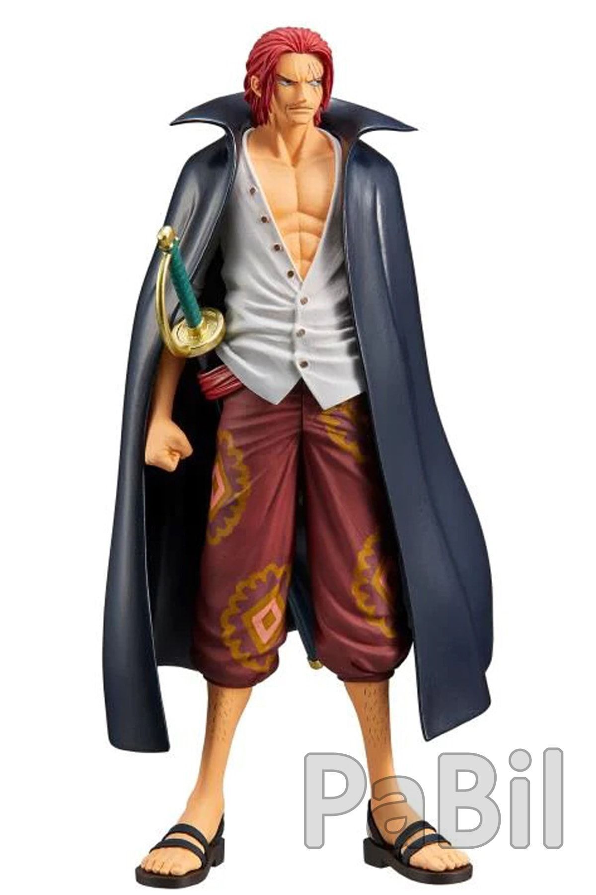 PaBil One Piece Anime Manga Aksiyon Figür Oyuncak 18 Cm - Shanks