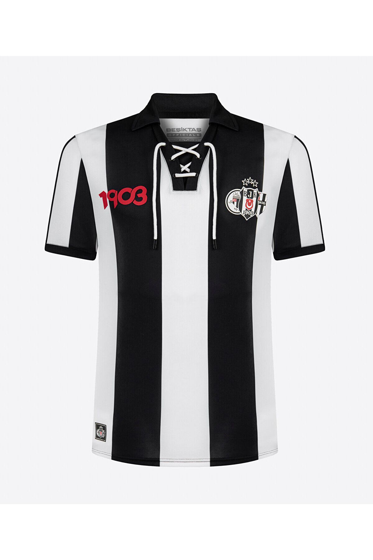 Beşiktaş BEŞİKTAŞ 19.03 SİYAH YAKA NOSTALJİ FORMA