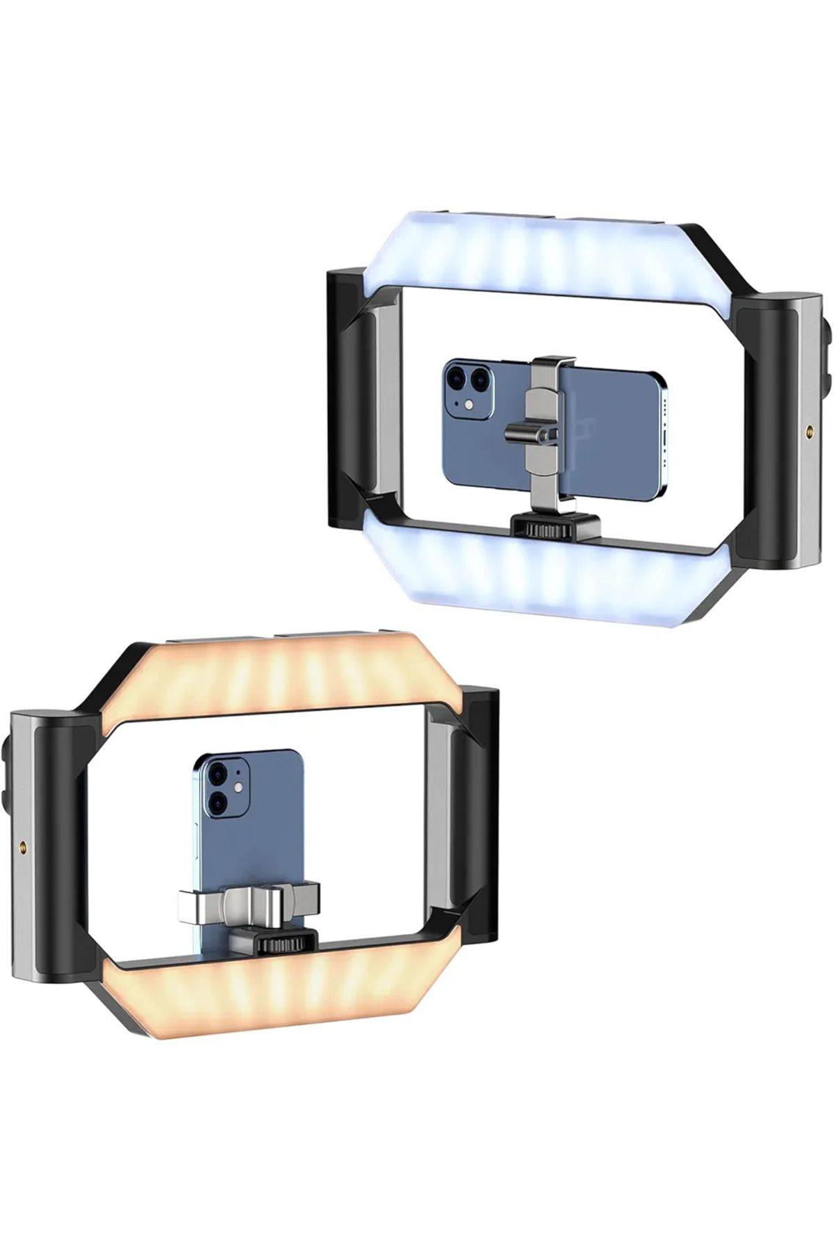 christal U-Rig Işıklı Telefon Video Rig Çerçeve /3265