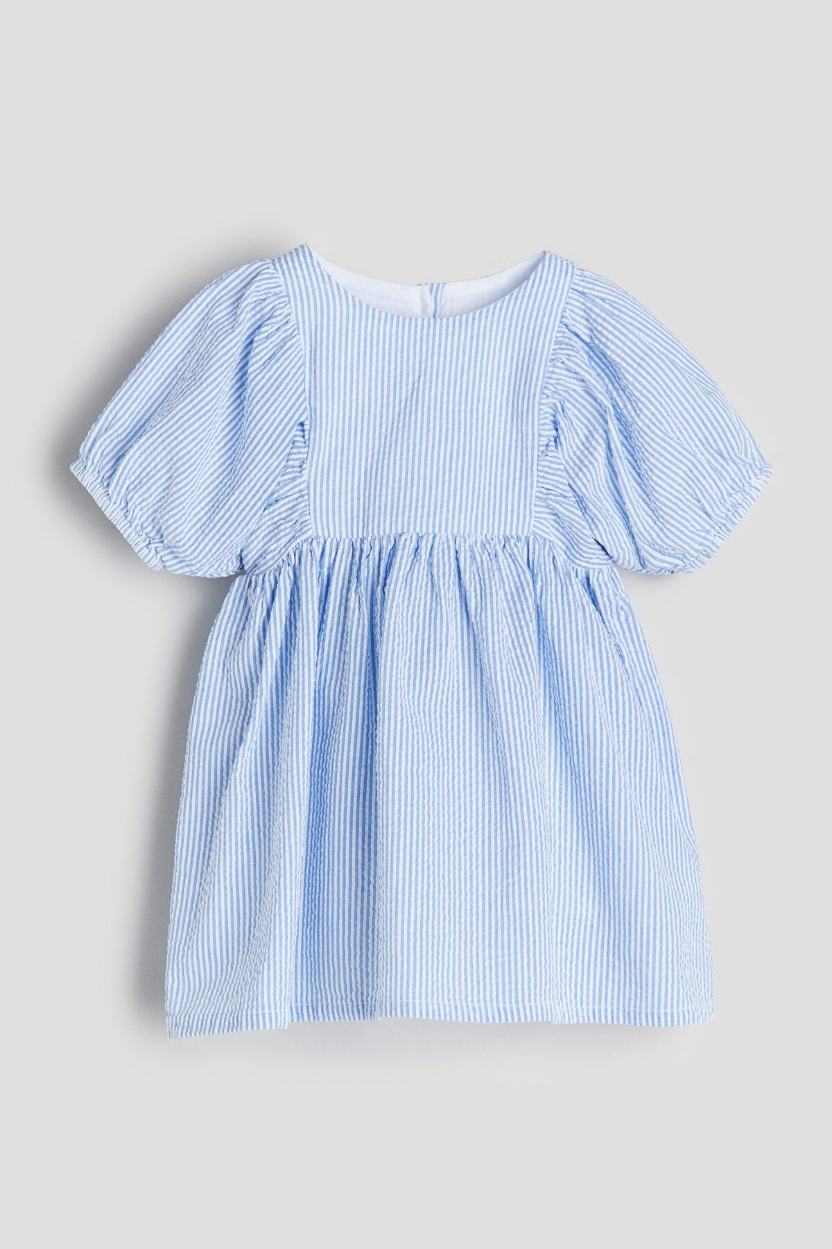 H&M Pamuklu Gofre Elbise