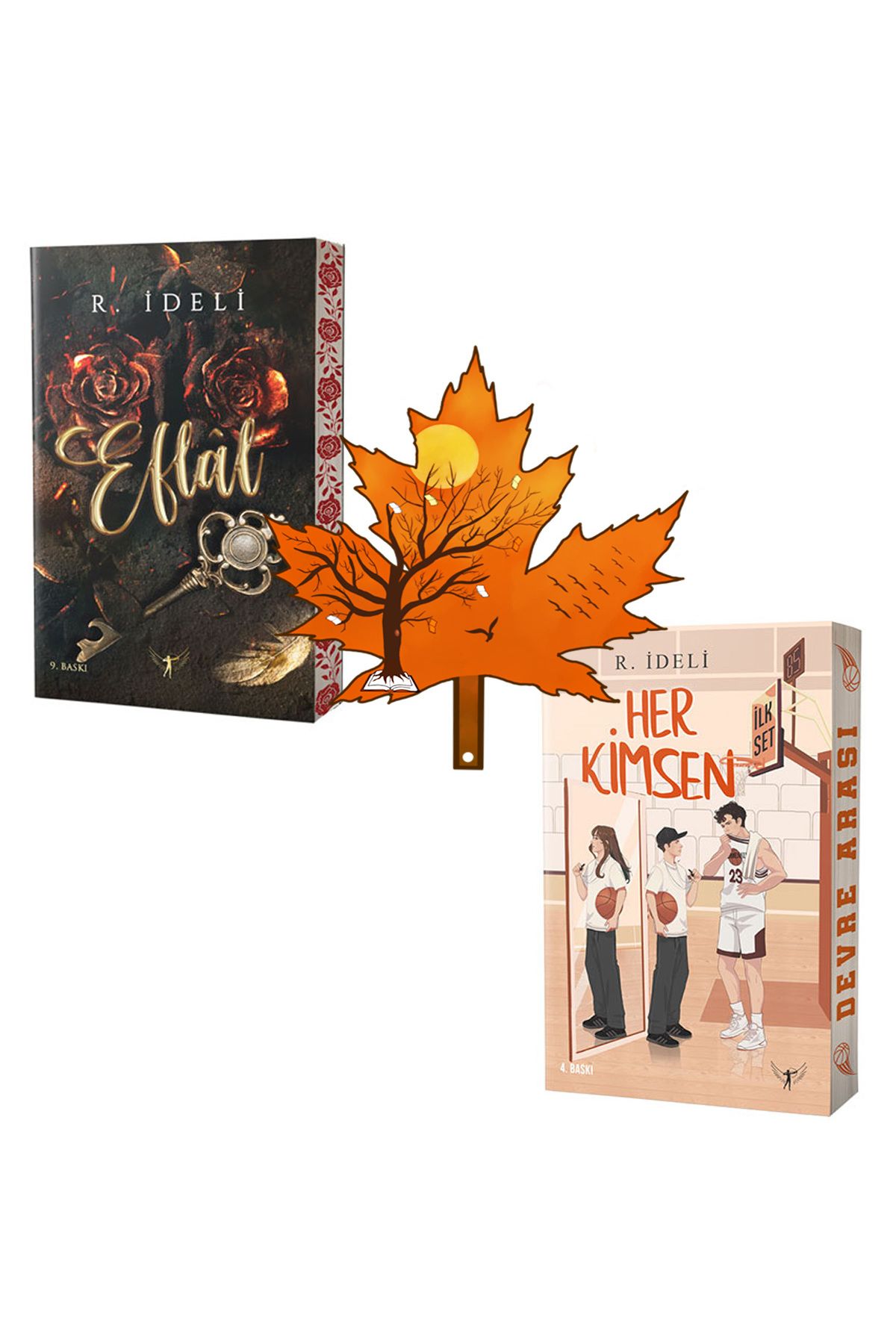 Artemis Yayınları R. İdeli - eflal yazarından - eflal - ve - her kimsen - 2 kitap ve tescilli kitap ayracı