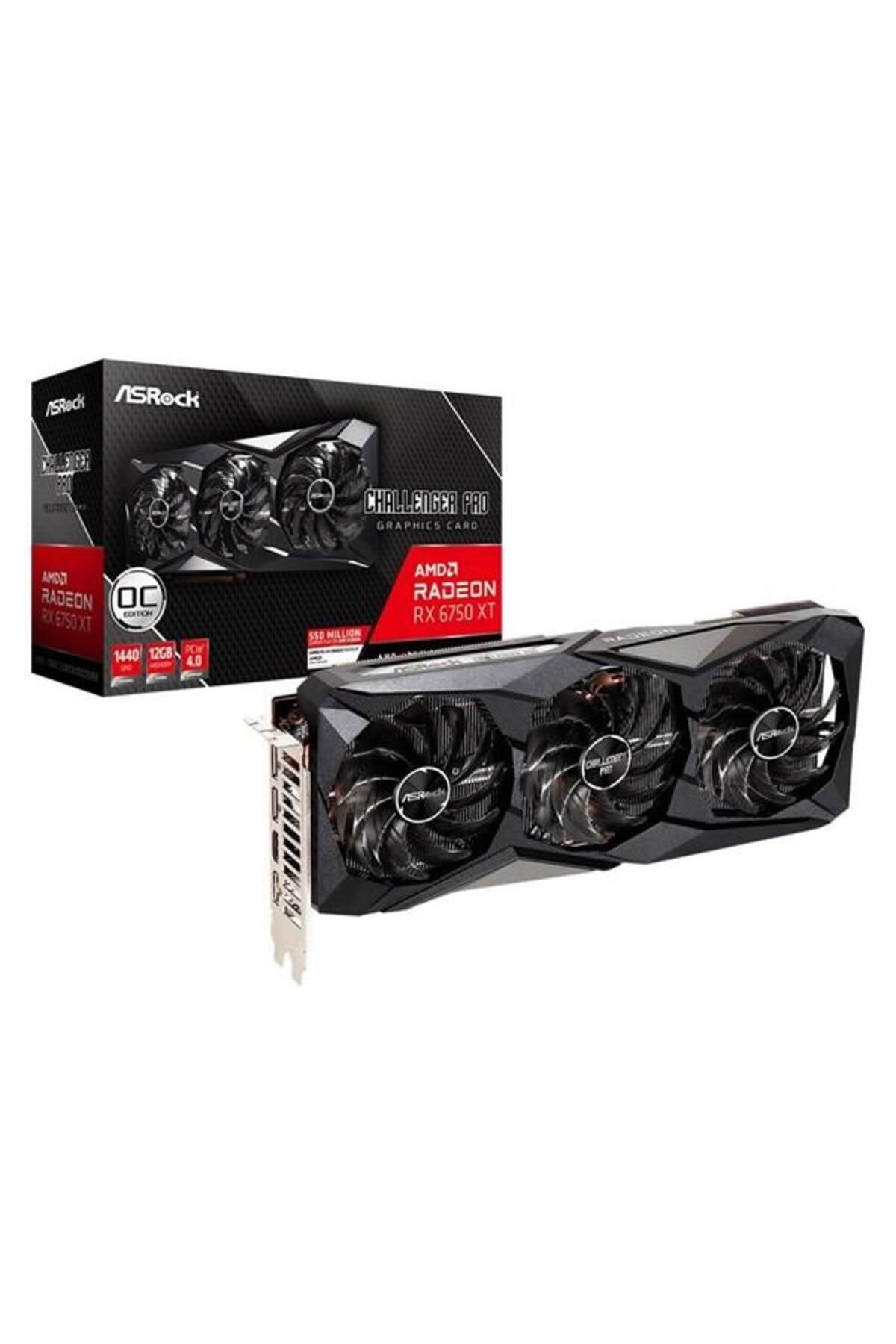 ASROCK 12gb Rx6750 Xt Challenger Pro 12gb Oc Gddr6 192bit Hdmı-dp Pcıe 4.0