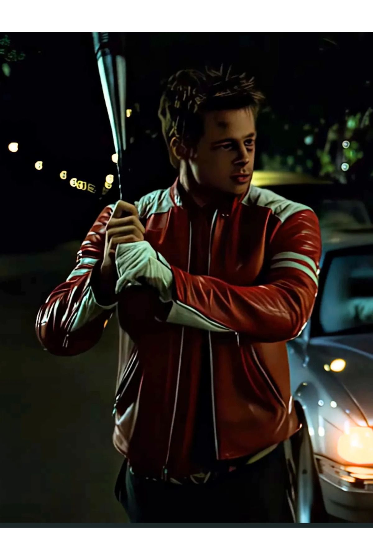 Salih Giyim Tyler Durden Ceketi – Kırmızı Beyaz