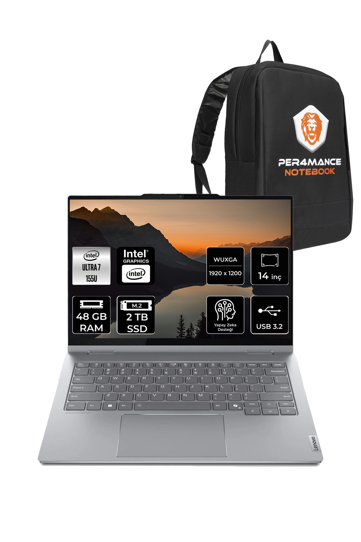 ThinkBook 14 Ultra 7 155U 48GB 2TB SSD 14