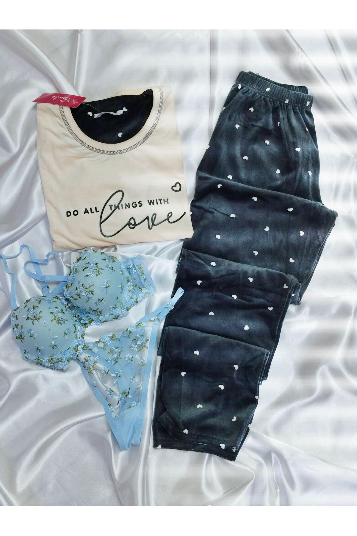 İnci Pijama Takımı
