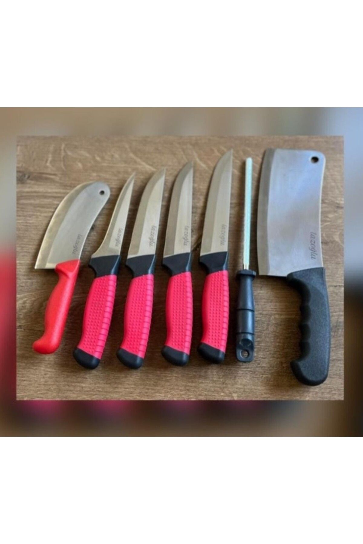 Lazoğlu Ergonamik Kasap Biçak Seti