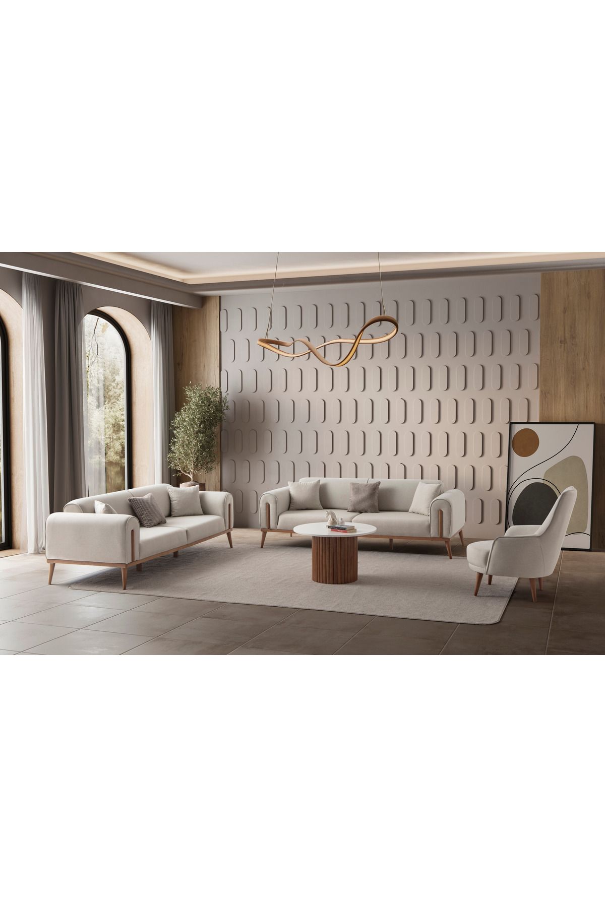 EDSY HOME Riva 3+3+1 Koltuk Takımı