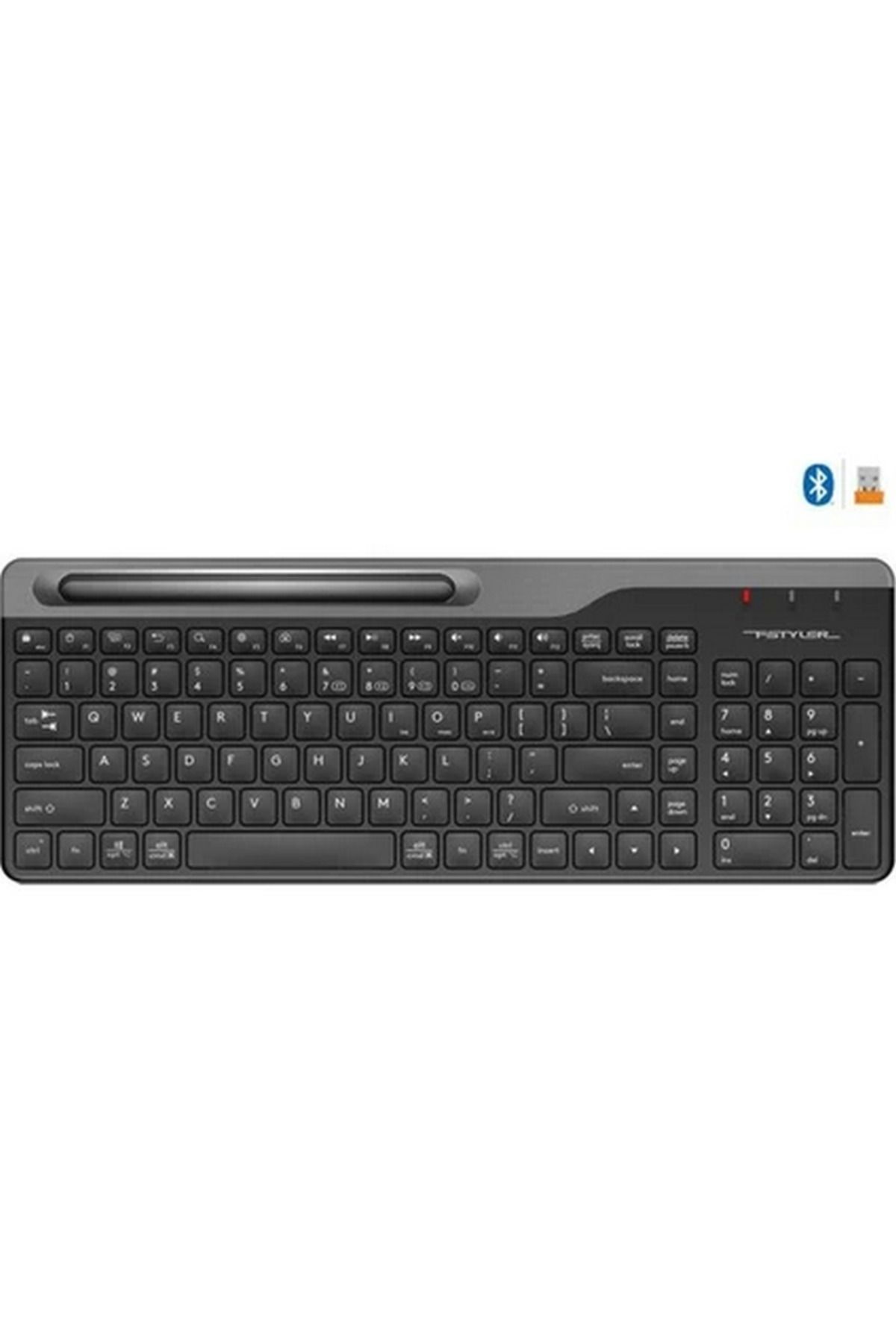 A4 Tech A4-Tech FBK25 Siyah Bluetooth Q Kablosuz Klavye - Siyah