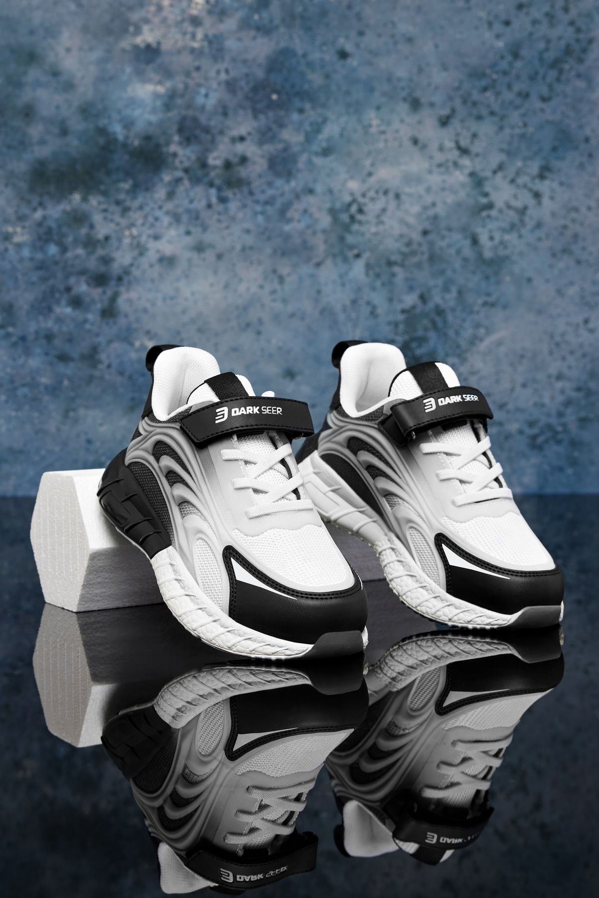 Dark Seer DS Mithril Beyaz Siyah Çocuk Sneaker