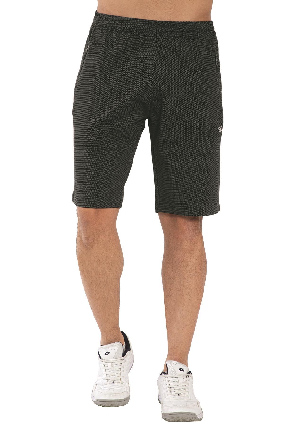 Crozwise Erkek Pamuk Polyester  Spor Şort