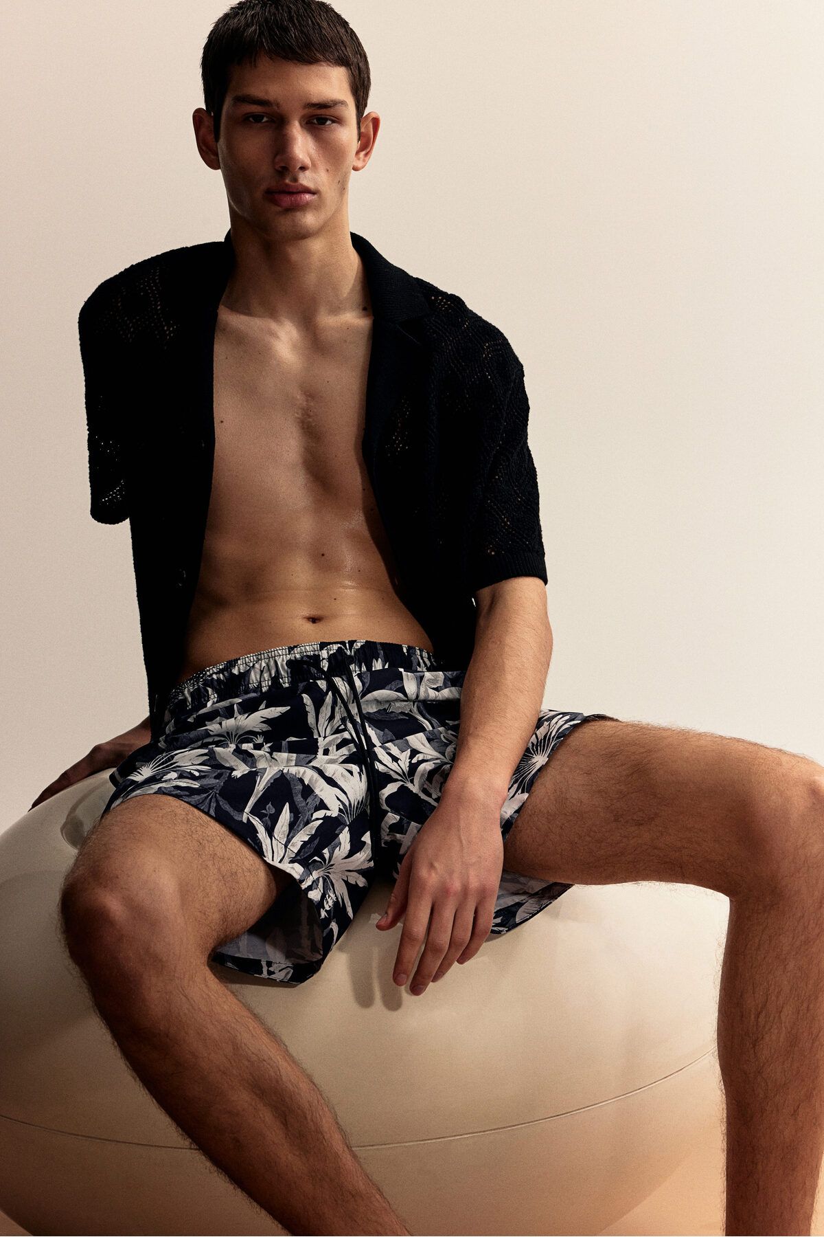 H&M Desenli Şort Mayo