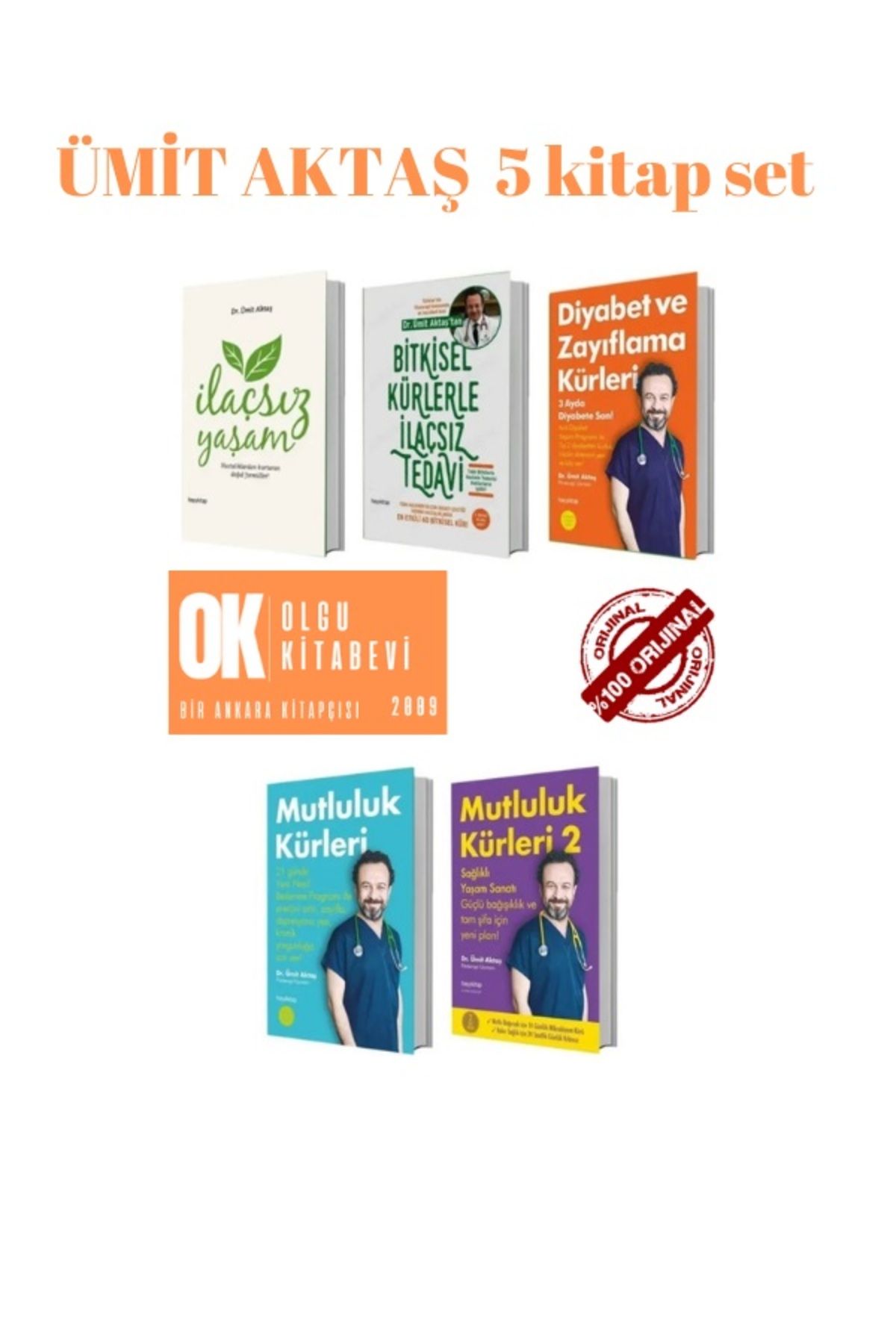 Hayykitap İlaçsız Yaşam - Mutluluk Kürleri - Bitkisel Kürlerle İlaçsız Tedavi - Diyabet ve Zayıflama Kürleri