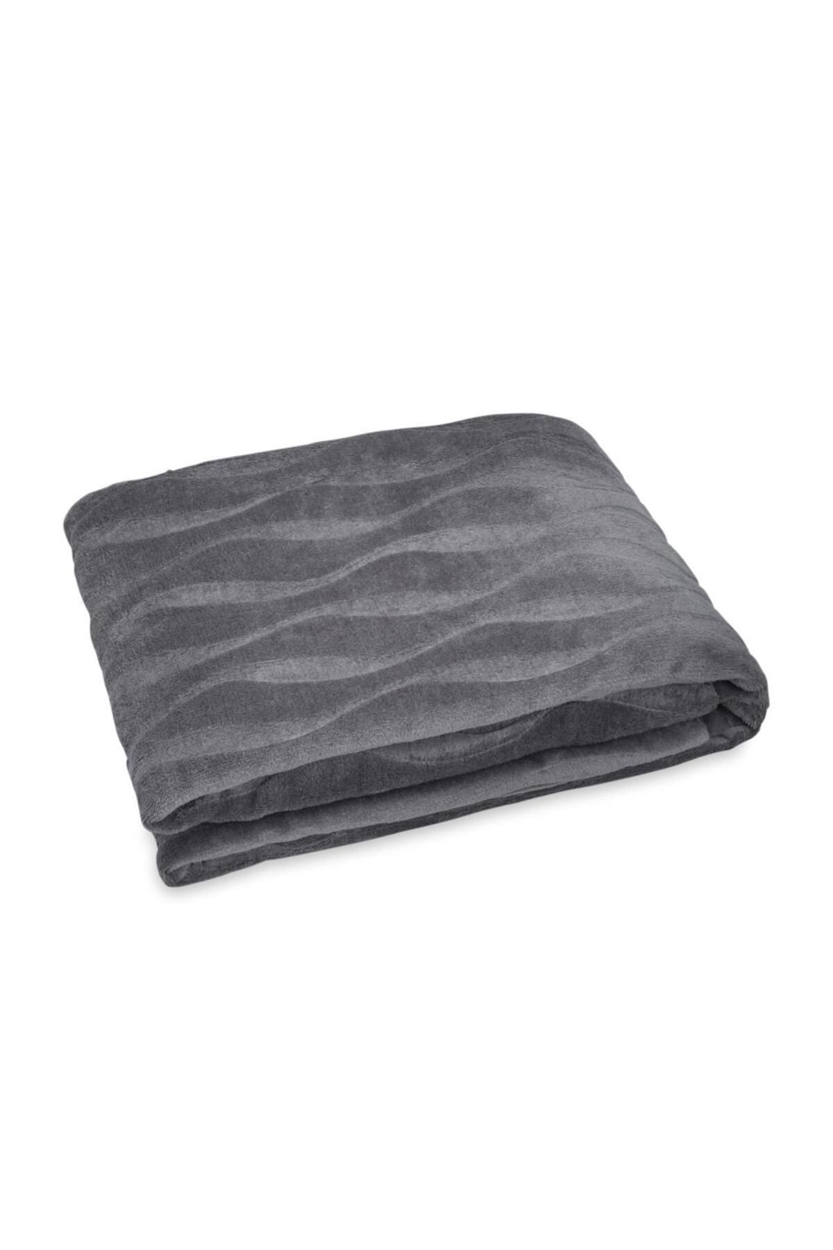 MİNK Mink Battaniye All Season 521 Koyu Gri 160x220 Cm