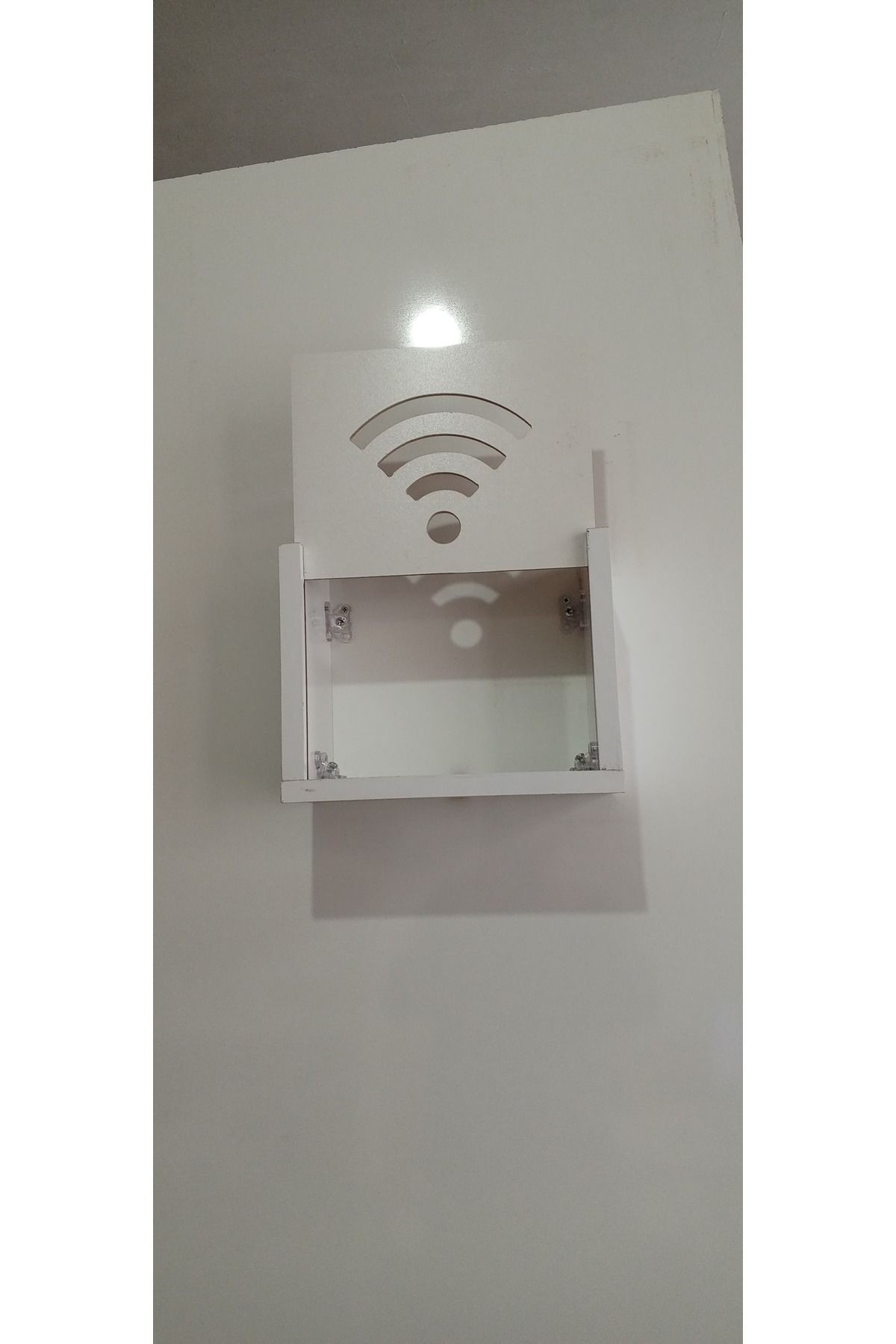Kaan Deko Design Duvar Düzenleyici Dekoratif Modem Saklama Kutusu